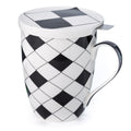 Criss Cross Tea Mug w/ Infuser and Lid