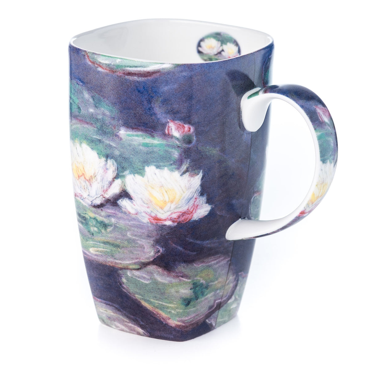 Monet-water Lily Lotus Flower Mug Large Ceramic Bone China