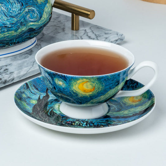 Van Gogh Starry Night Cup & Saucer