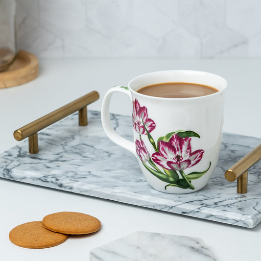 Botanical Flowers Blooming Tulips Java Mug