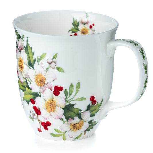 Botanical Flowers Festive Floral Java Mug