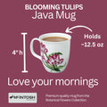 Botanical Flowers Blooming Tulips Java Mug | NEW FOR 2024