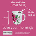 Botanical Flowers Garden Phlox Java Mug | NEW FOR 2024