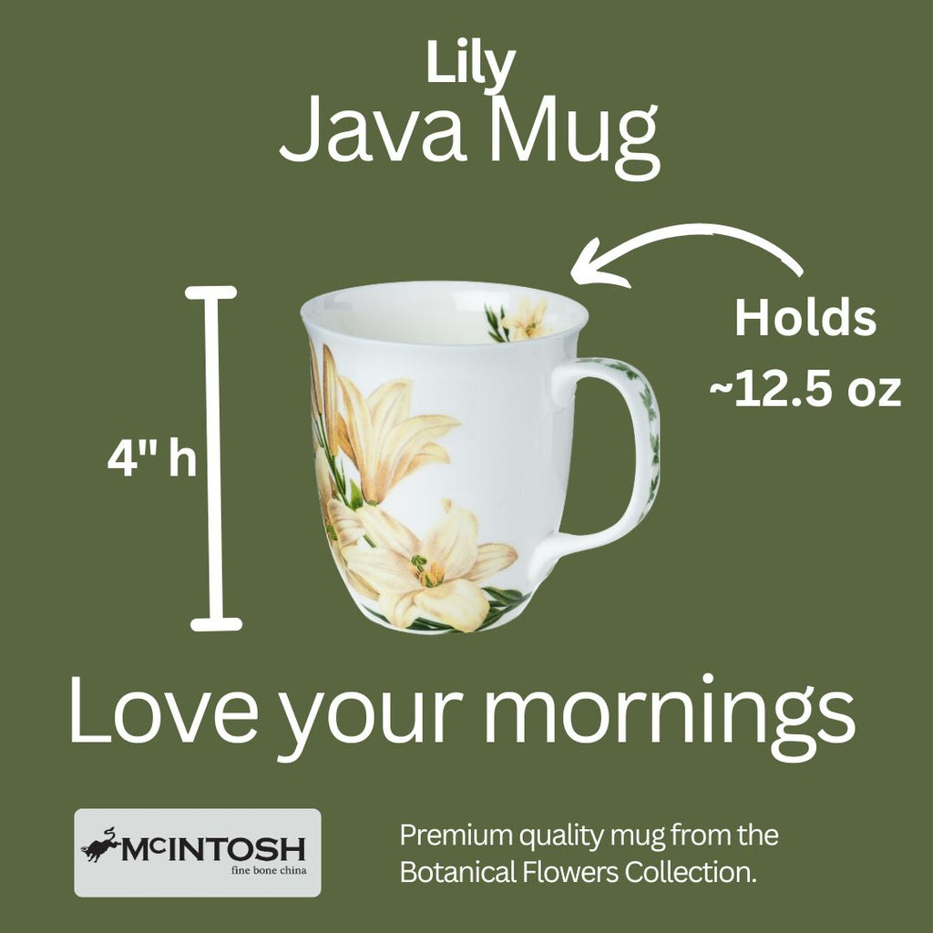 Botanical Flowers Lily Java Mug – McIntosh Mugs