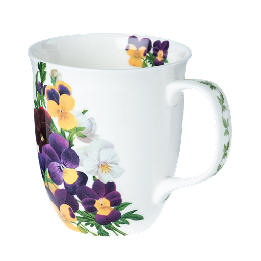Botanical Flowers Viola Java Mug