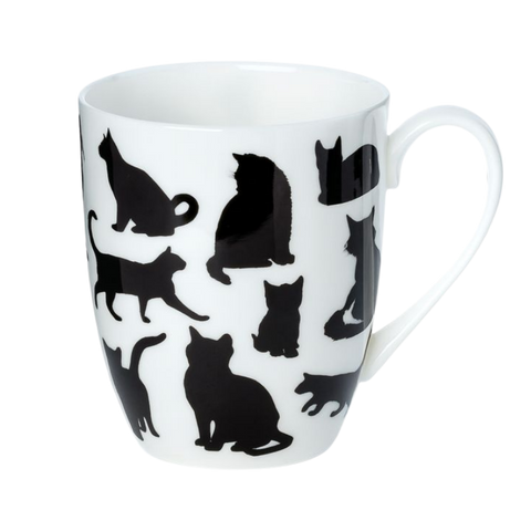 Cat Silhouette Latte Mug