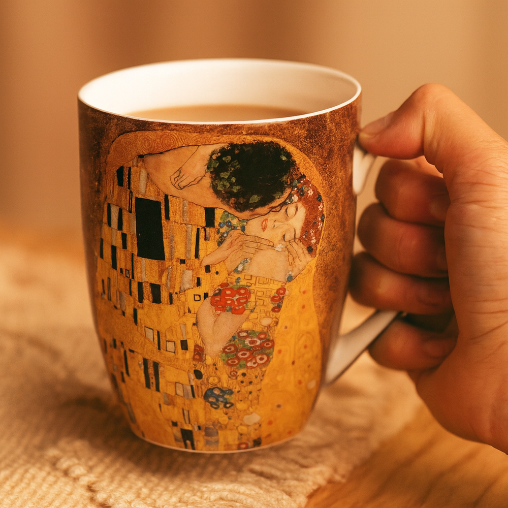 Klimt the Kiss Latte Mug