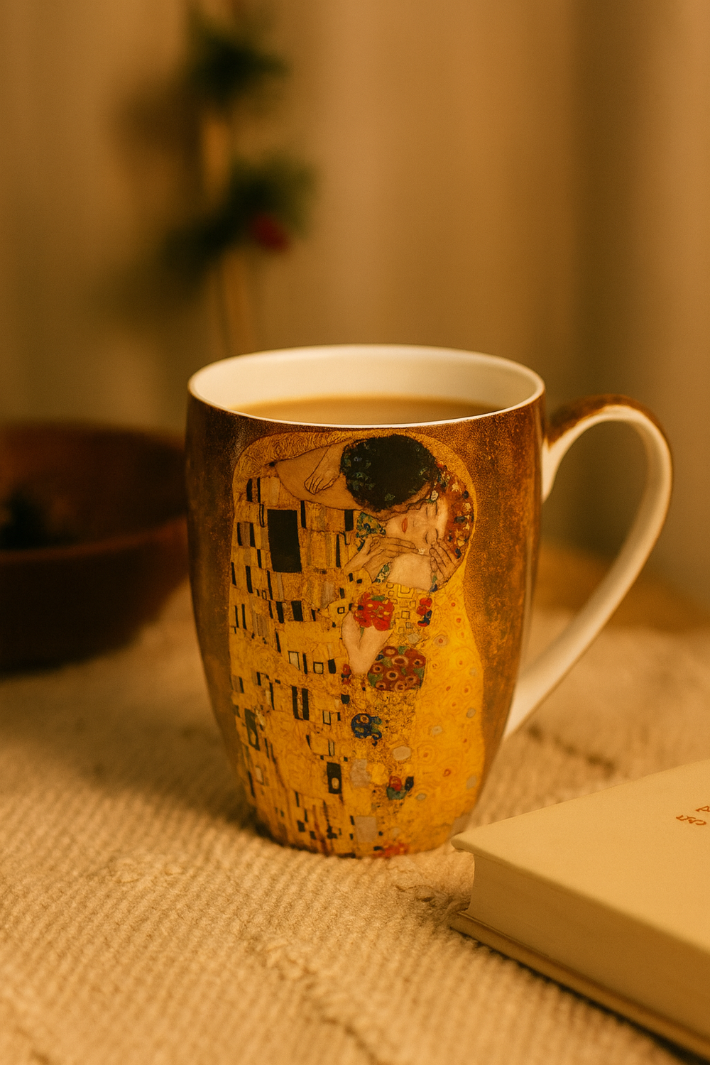 Klimt the Kiss Latte Mug