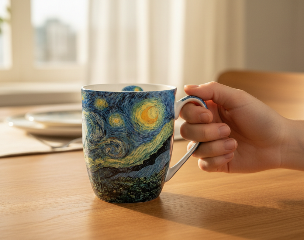 Van Gogh Starry Night Latte Mug