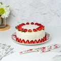 Chintz Red & Pink Roses Cake Plate w/ Server | NEW FOR 2025