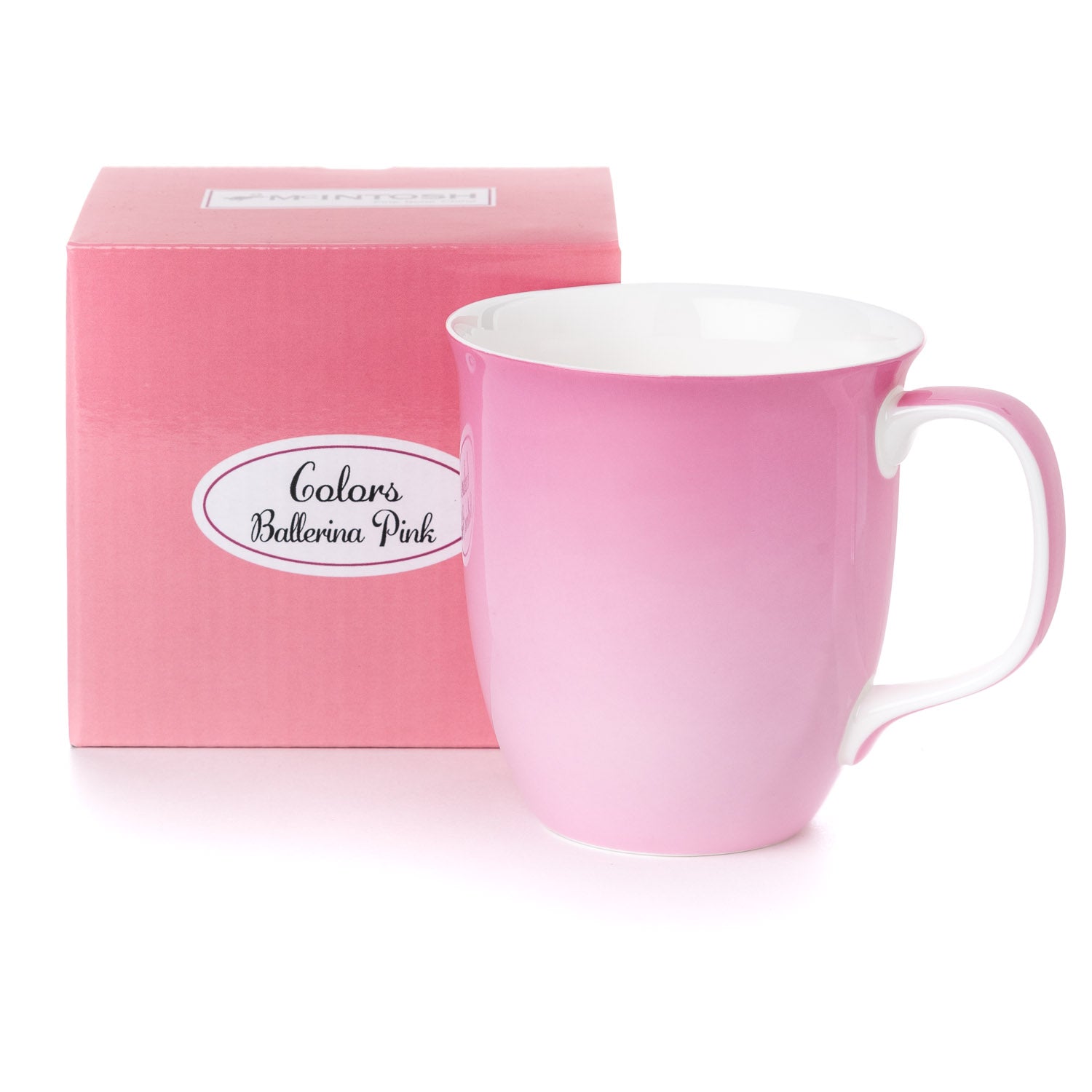 Ballerina Pink Java mug with matching gift box, fine bone china, 12.5 oz (375 ml)