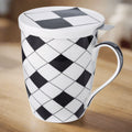 Criss Cross Tea Mug w/ Infuser and Lid