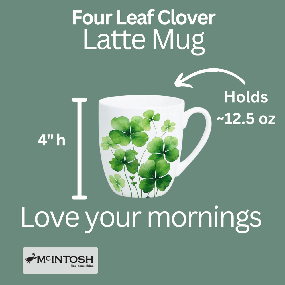 Four Leaf Clover Latte Mug