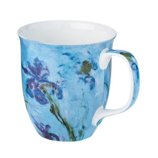 A 375ml Java mug featuring a print of Claude Monet's Waterlilies. 