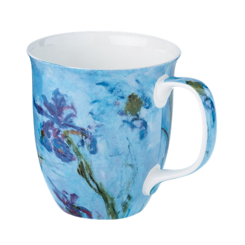 A 375ml Java mug featuring a print of Claude Monet's Waterlilies. 