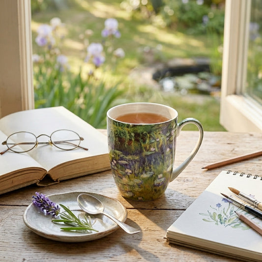 Monet Water Lilies Latte Mug