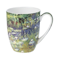 Claude Monet's painting Water Lilies printed on a fine bone china Latte mug with a 12.5 oz capacity. 