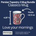 Persian Tapestry 3 Mug Bundle