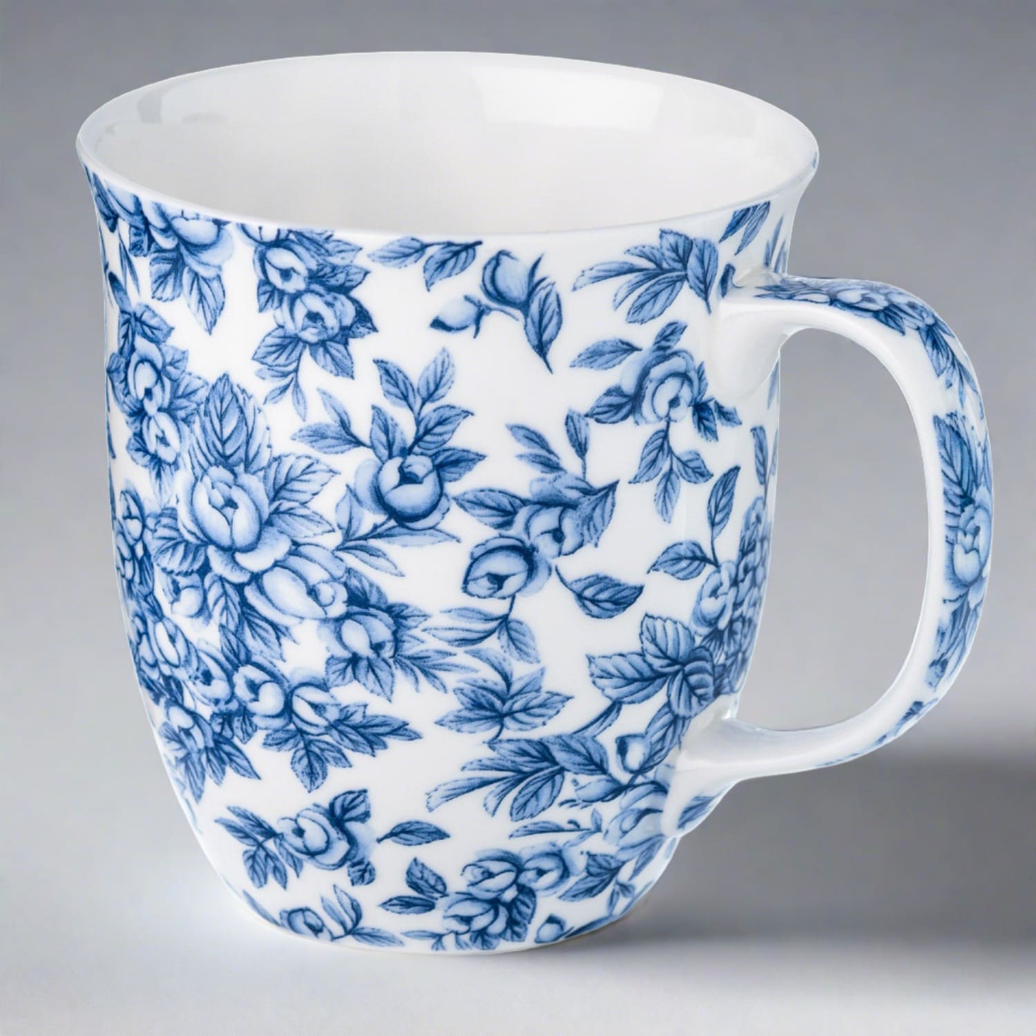 Chintz Light Blue Roses Java Mug