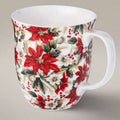 Chintz Poinsettia Java Mug