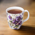 Chintz Purple Pansies Java Mug