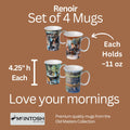 Renoir set of 4 Mugs
