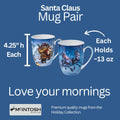 Santa Claus Mug Pair