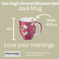 Van Gogh Almond Blossom Red Java Mug