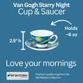 Van Gogh Starry Night Cup & Saucer