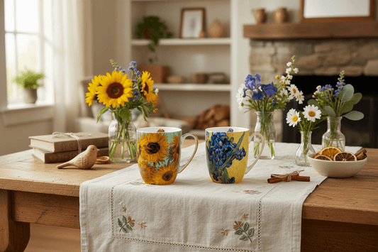 Van Gogh Flowers Two-Mug Bundle