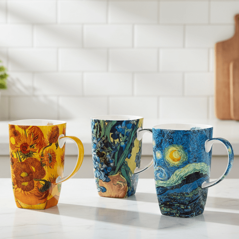 Vincent van Gogh Grande Three-Mug Bundle