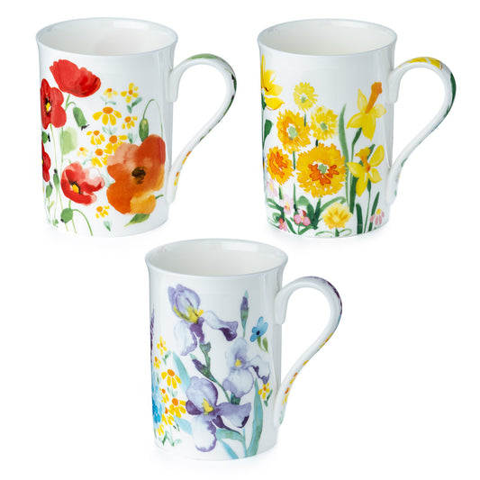 Watercolors 3 Mug Bundle