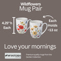 Wildflowers Mug Pair