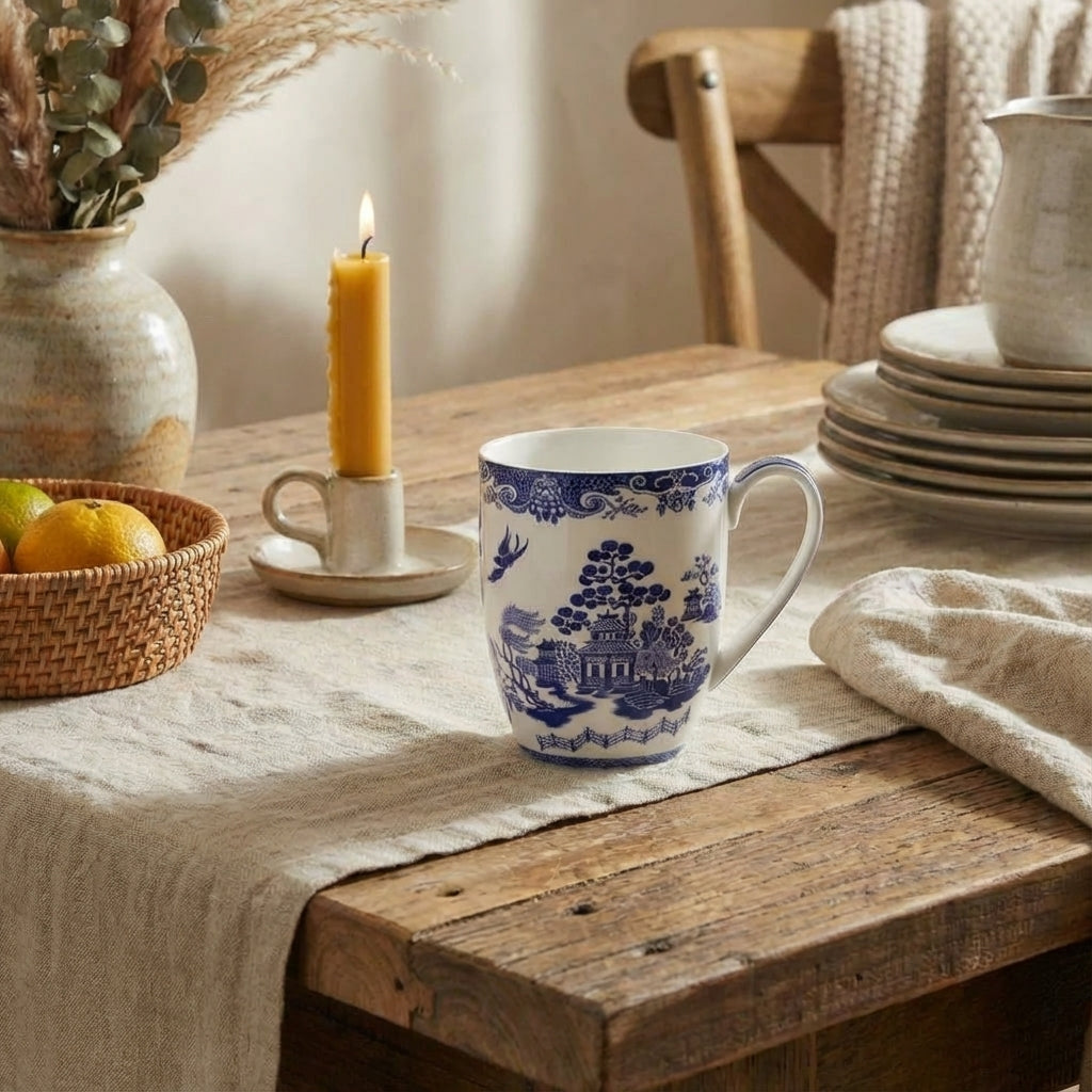 Willow Blue Latte Mug