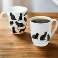 Cat Silhouette Mug Pair | NEW FOR 2024