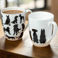 Dog Silhouette Mug Pair | NEW FOR 2024