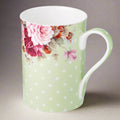 Dots & Roses Green Classico Mug