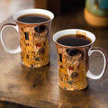 Klimt The Kiss set of 2 Mugs