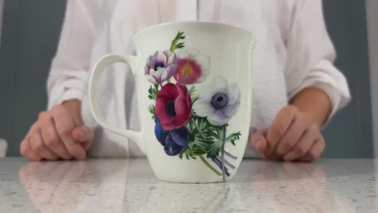 Botanical Flowers Anemone Java Mug