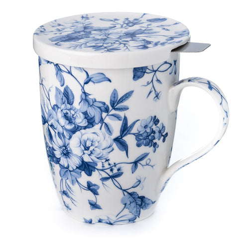 McIntosh Mug- Pretty Chintzy Purple Pansies
