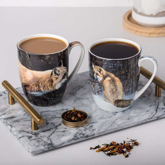 Foxes Mug Pair
