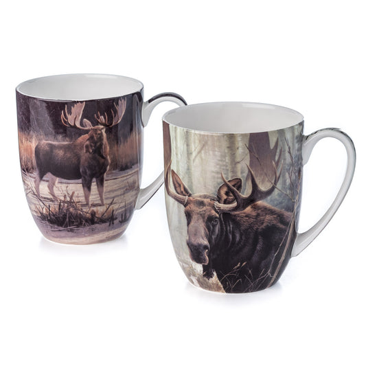 Moose Mug Pair
