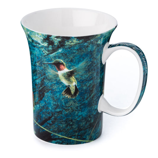 Ruby-Throat and Columbine Crest Mug