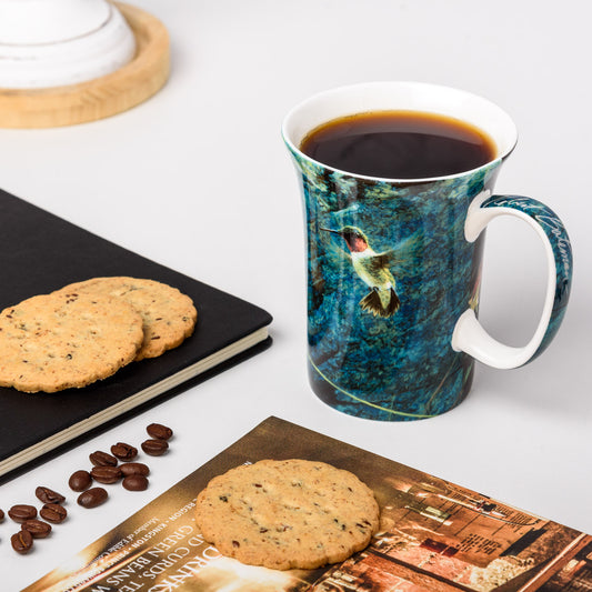 Ruby-Throat and Columbine Crest Mug