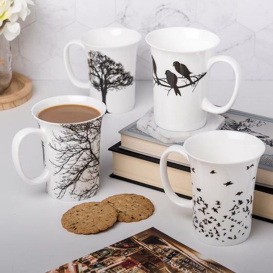 Eternal Silhouette set of 4 Mugs