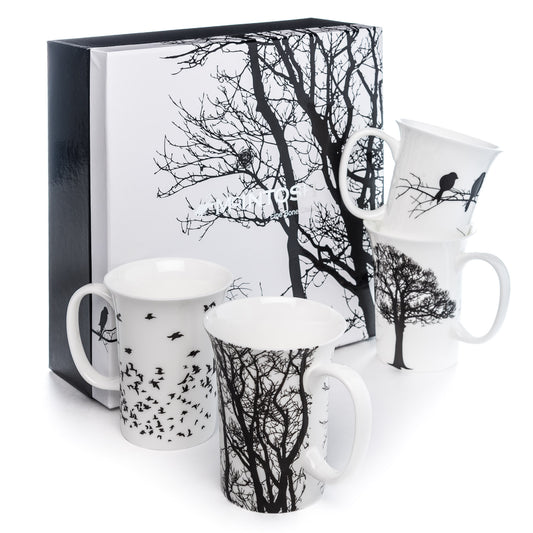 Eternal Silhouette set of 4 Mugs