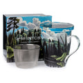 Harris Lake in Algonquin Park Tea Mug w/ Infuser and Lid