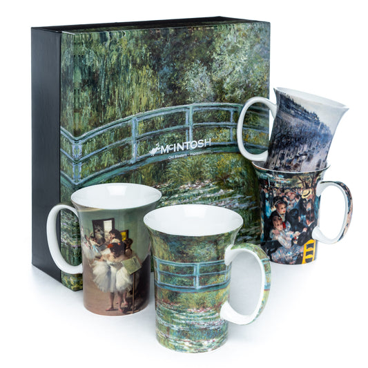 Impressionists set of 4 Mugs