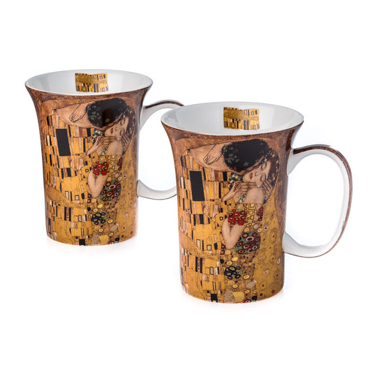Klimt The Kiss set of 2 Mugs