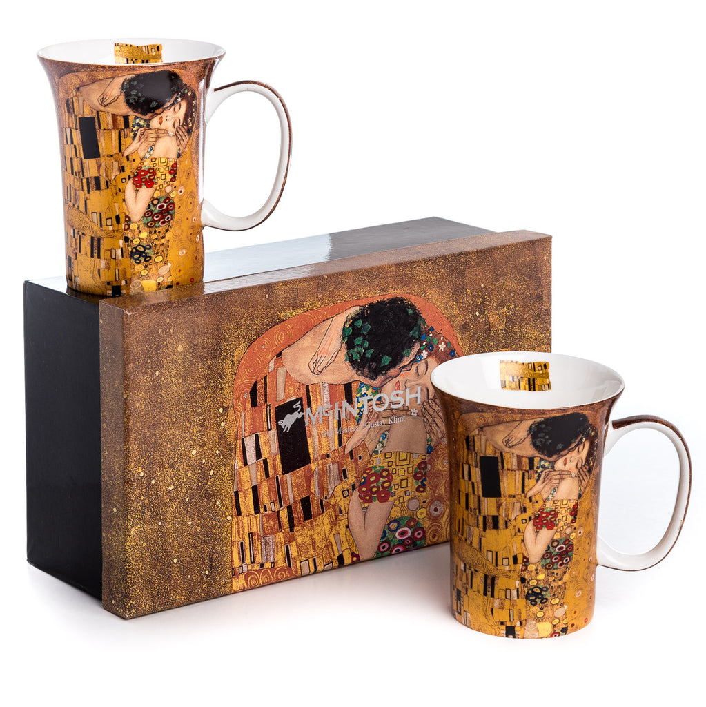 Klimt The Kiss set of 2 Mugs